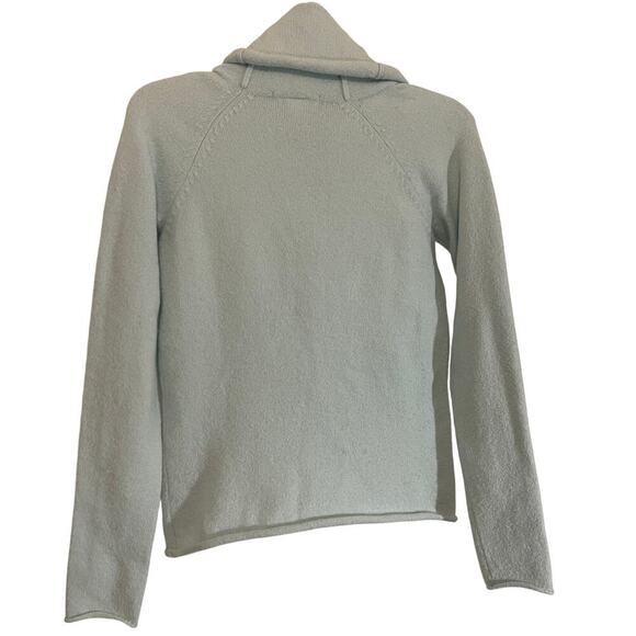 GAP Y2K Women's Stretch Turtleneck Sweater Light Blue Size Small - Picture 2 of 8